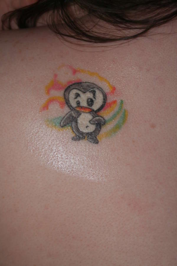 Gassy Penguin tattoo