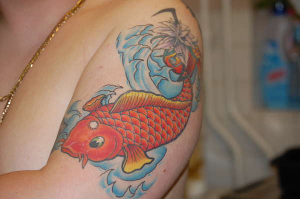 Koi fish tattoo