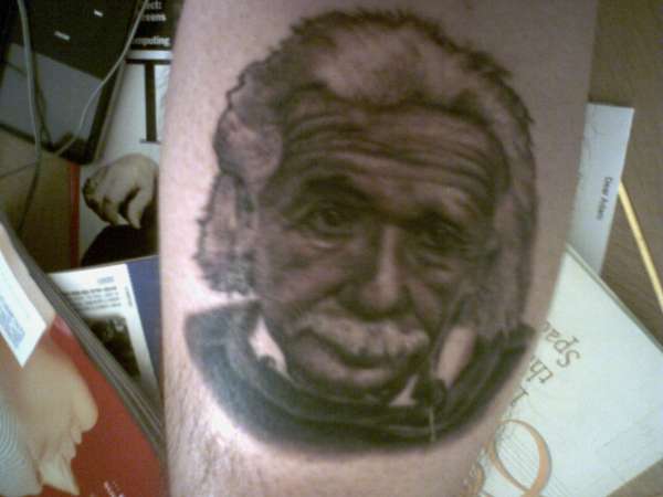 albert einstein tattoo
