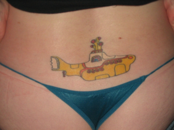 Yellow Submarine tattoo