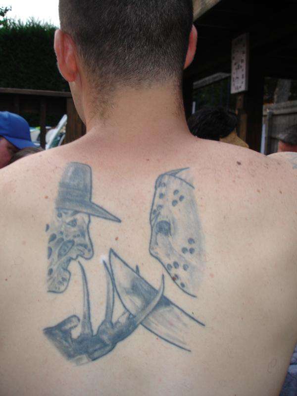 freddy vs jason tattoos