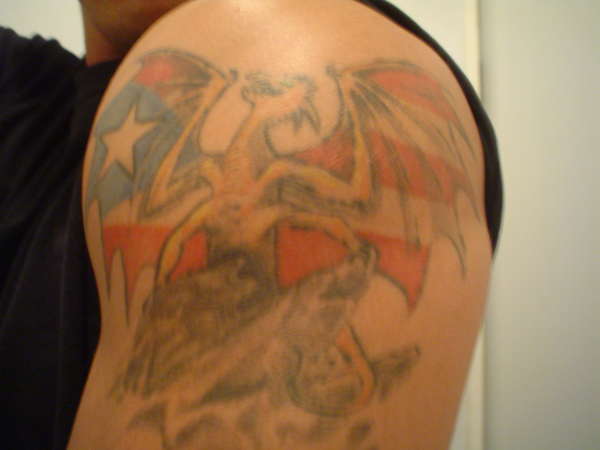 Puerto Rico dragon tattoo