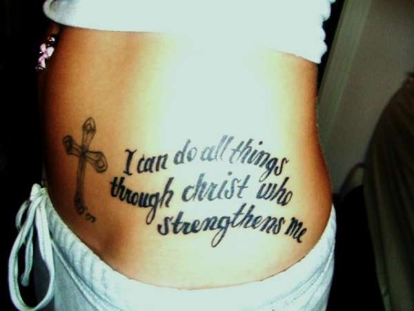 bible verse tattoos on back