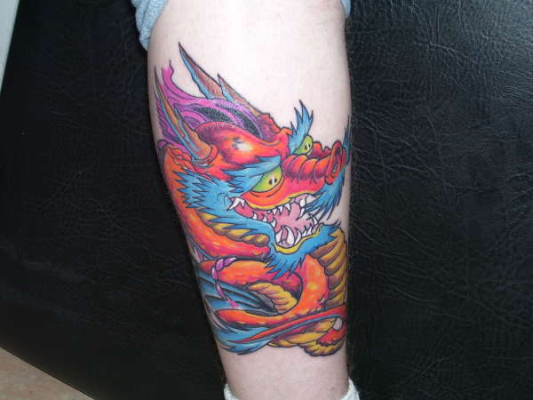 Mikes Dragon tattoo