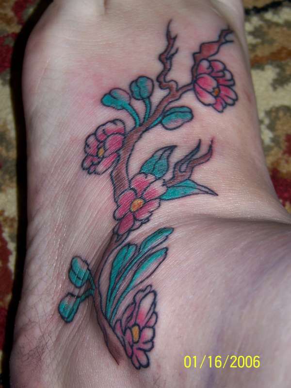 Cherry Blossom Branch tattoo