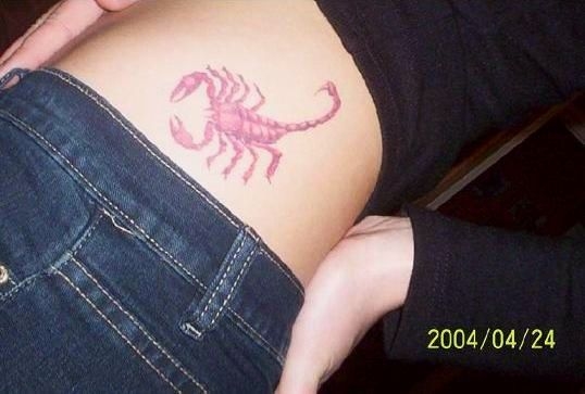 my scorpion:) tattoo