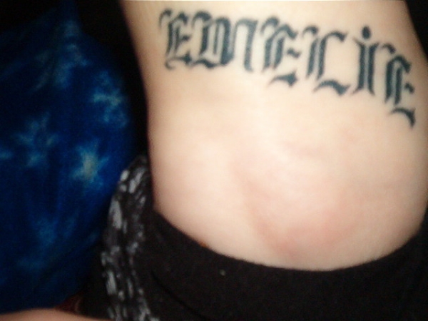 name tattoo