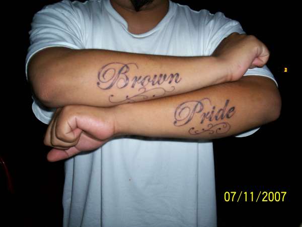 BrownPride tattoo