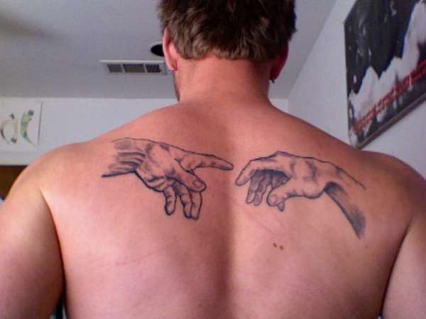 Hand of God tattoo