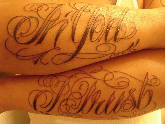 trust tattoo designs