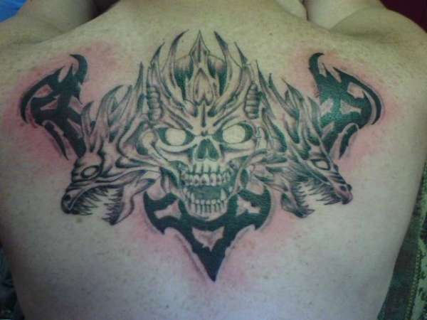 Skull session 2 tattoo