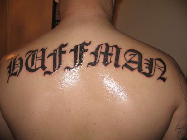 Last Name Tattoo