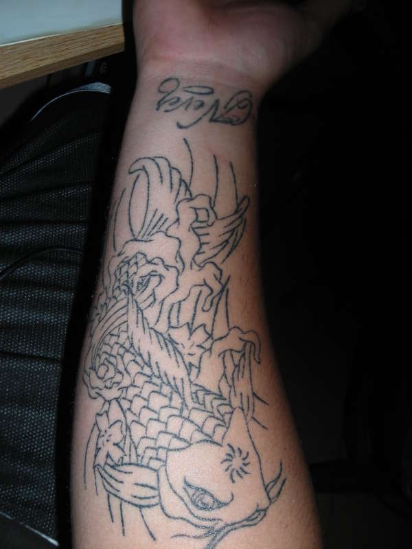 my koi 2 1/2 hours so far let me know what u think tattoo