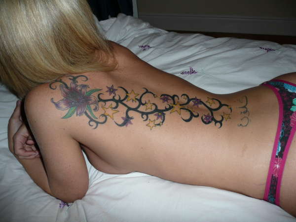Flower Tribal tattoo