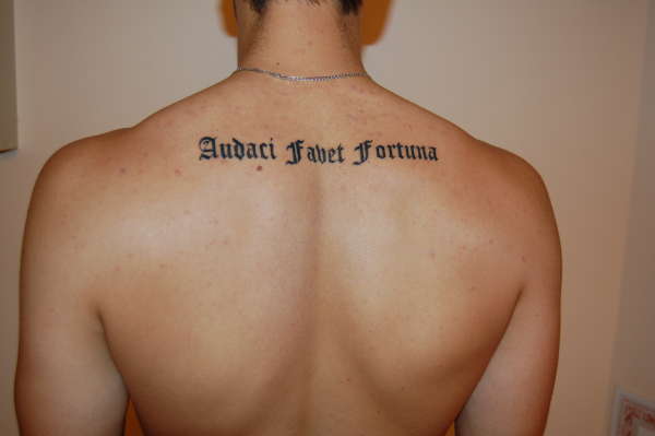 It's getting BOLD out... tattoo