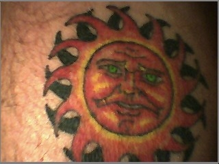 my sun tattoo