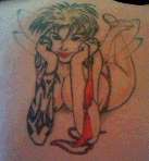 sexy blacklite fairy tattoo
