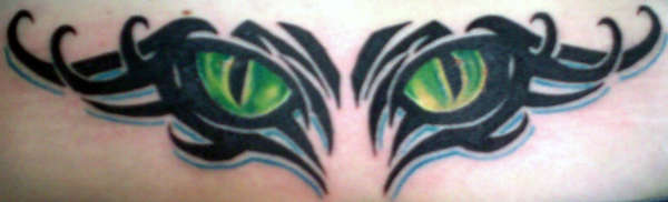 tiger eyes tattoo