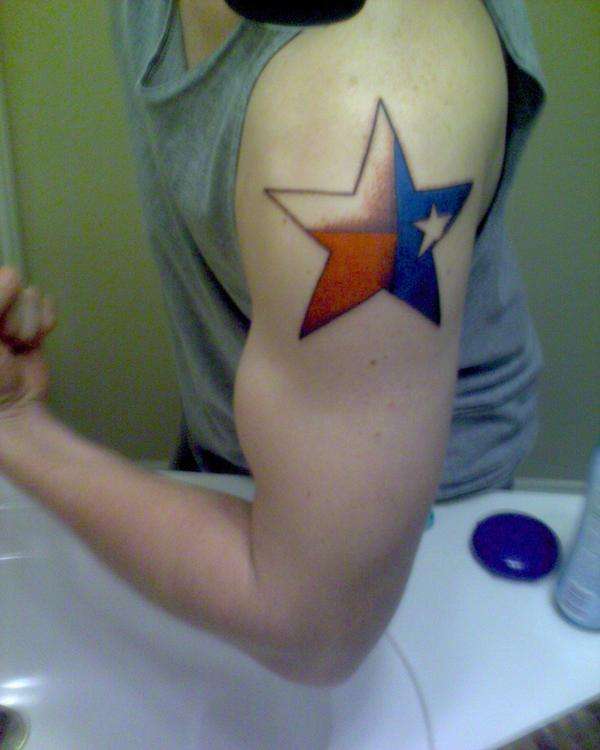 1 st tattoo Texas pride baby. tattoo