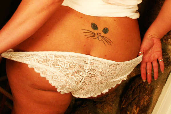 Kitty Face tattoo