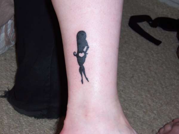Little Lady on my Leg tattoo