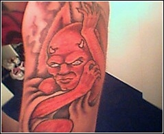 EVIL ANGEL tattoo