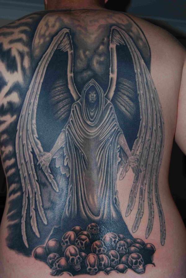 Lucifer the fallen angel tattoo