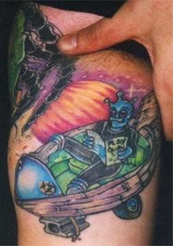Trippy tattoo