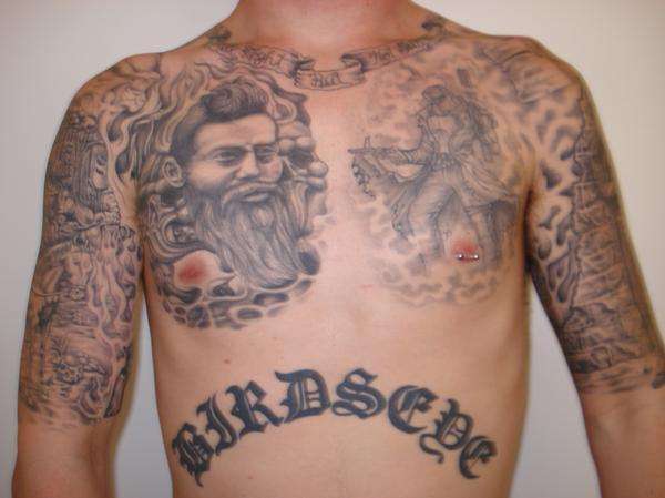 Ned Kelly tattoo