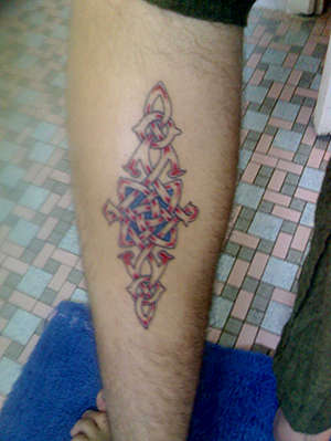 celtic leg tattoo tattoo