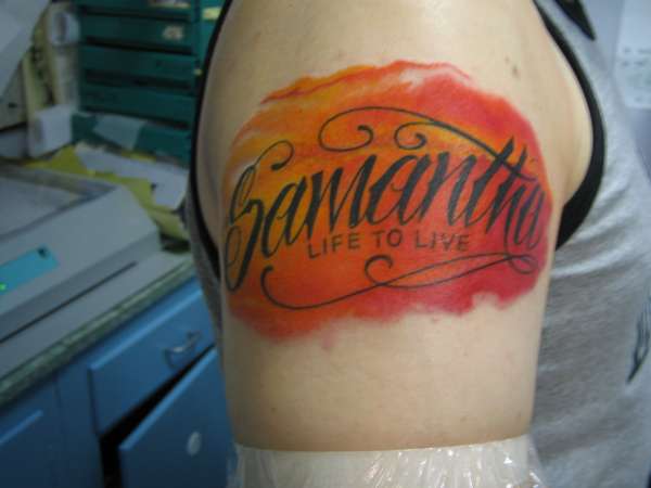 Samantha Life to Live tattoo