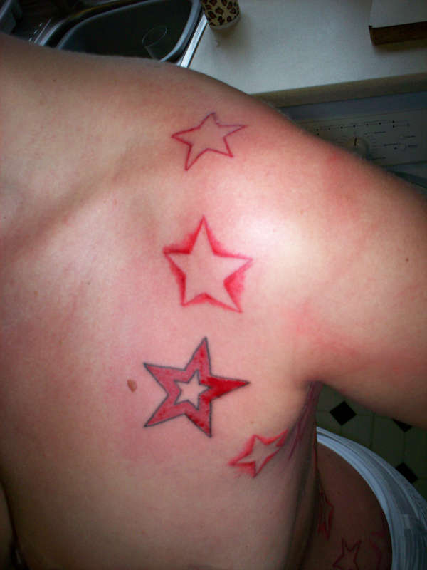 The rest of stars from rib cage tattoo