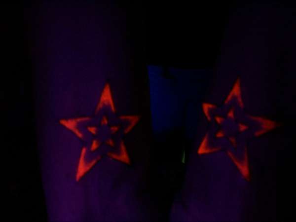 Yes UV stars tattoo