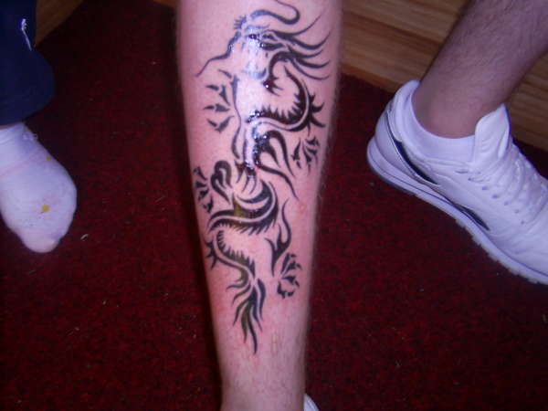 my leg. tattoo
