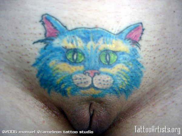 pussy cat tattoo