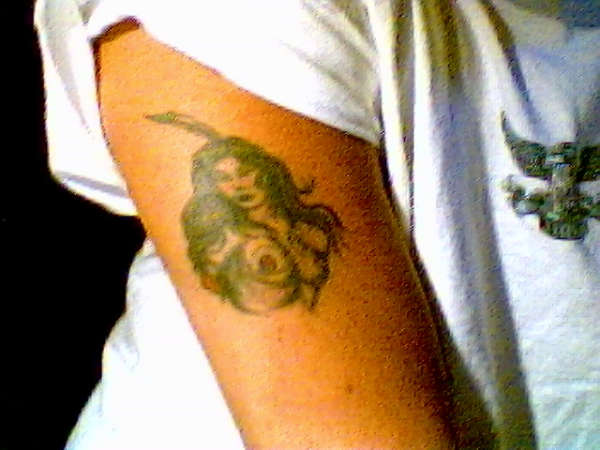 Indian girl tattoo