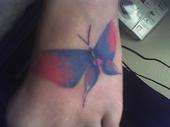 Left Foot tattoo