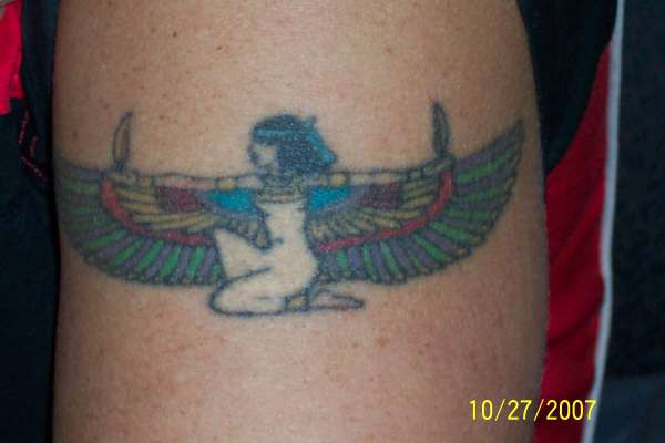 Winged Isis Tattoo