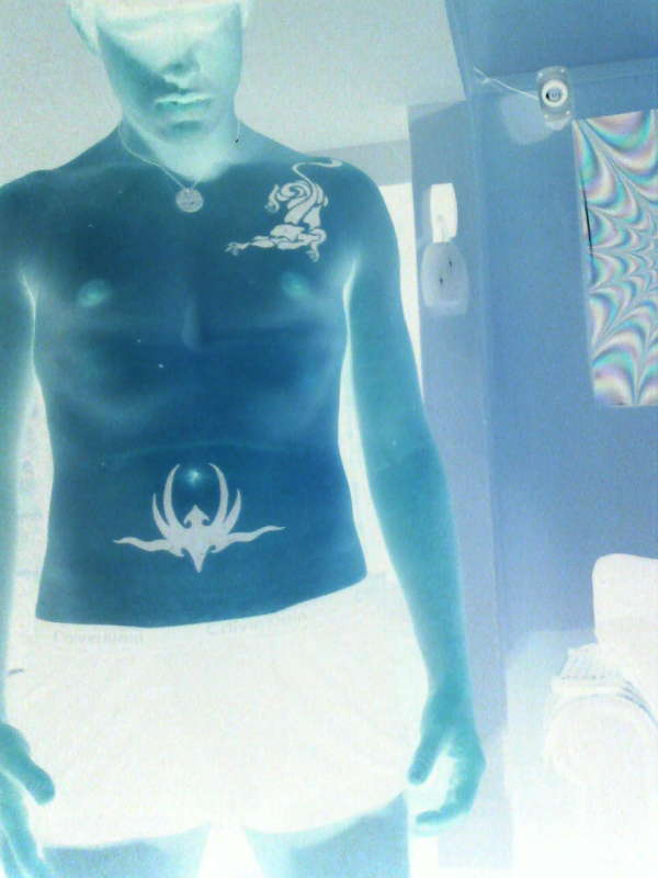 negitve shot tattoo