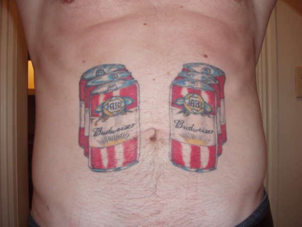 6 pack abs tattoo