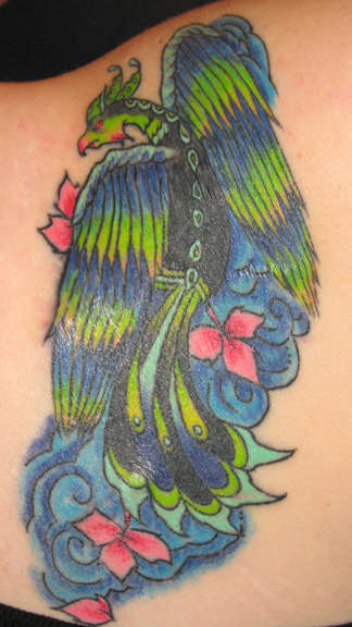 My phoenix representing my new life. tattoo