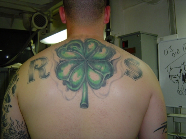 4 leaf clover tattoo