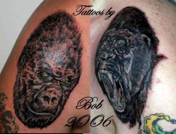 Al`s Gorilla`s tattoo