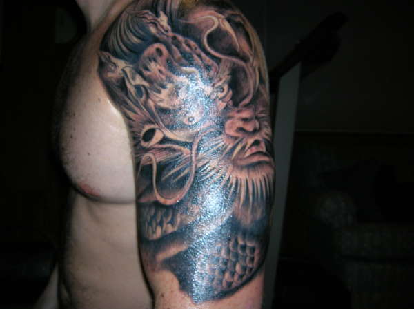 after 2nd sitting. 1 left tattoo