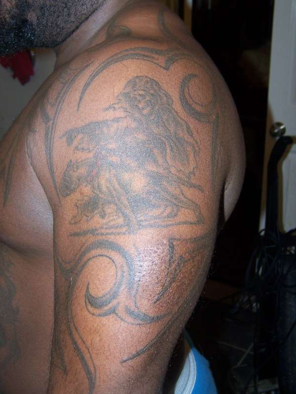side of arm tattoo