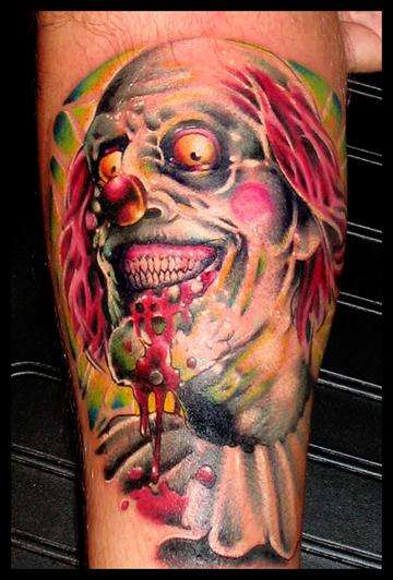 clown tattoo