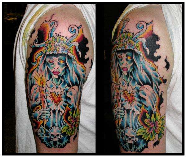 corpse bride tattoo
