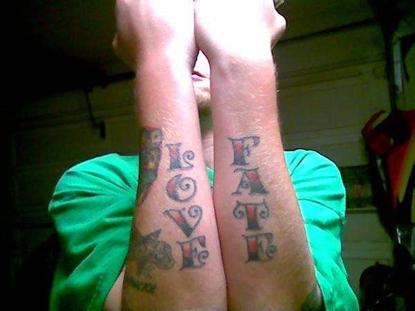 love/fate tattoo