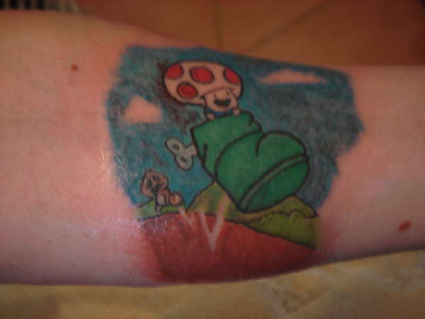 Cartoon tattoo