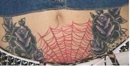stomach tattoo